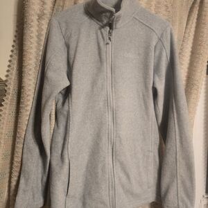 Magellan Outdoors Heather Gray Fleece Jacket